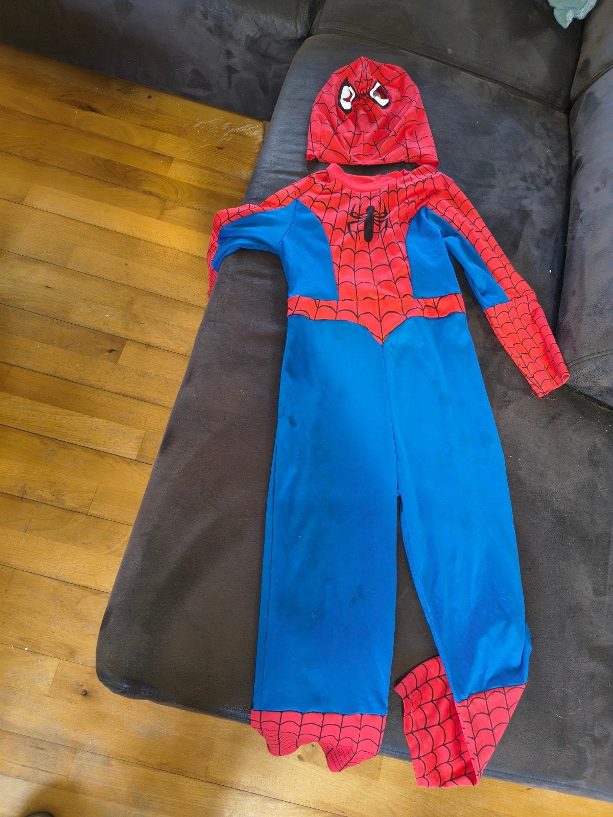spiderman pak 7/8 jaar, Ophalen, Gebruikt, 110 t/m 116, Jongen of Meisje