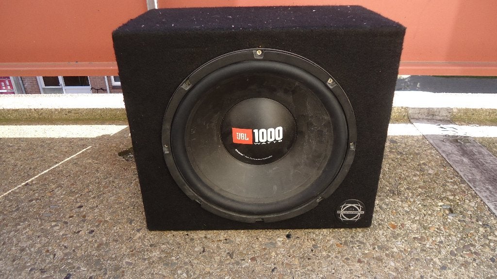 TE KOOP JBL SUBWOOFER GT4 -12 INCH 1000 WATT 250 WATT RMS, Ophalen, Zo goed als nieuw