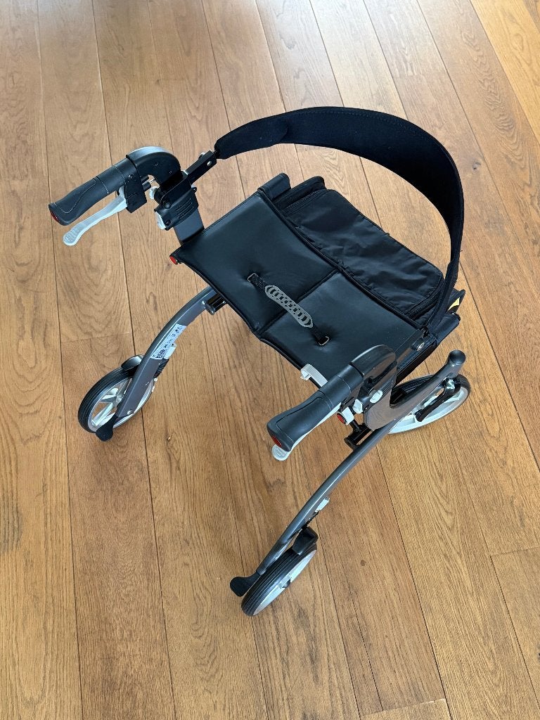 Travixx Rollator Deluxe S Antraciet, Diversen, Ophalen, Opvouwbaar, Zo goed als nieuw