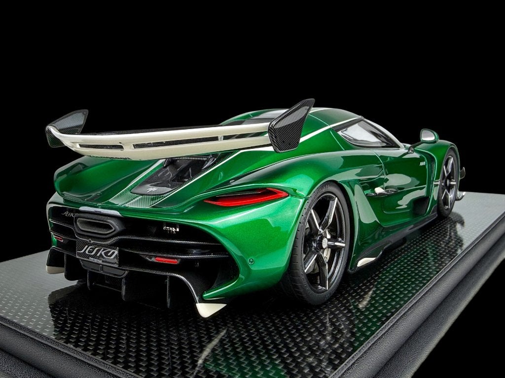 Koenigsegg Jesko, Manz Green 1:18 FrontiArt Pre-Order, Ophalen of Verzenden, Nieuw, Auto, Overige merken