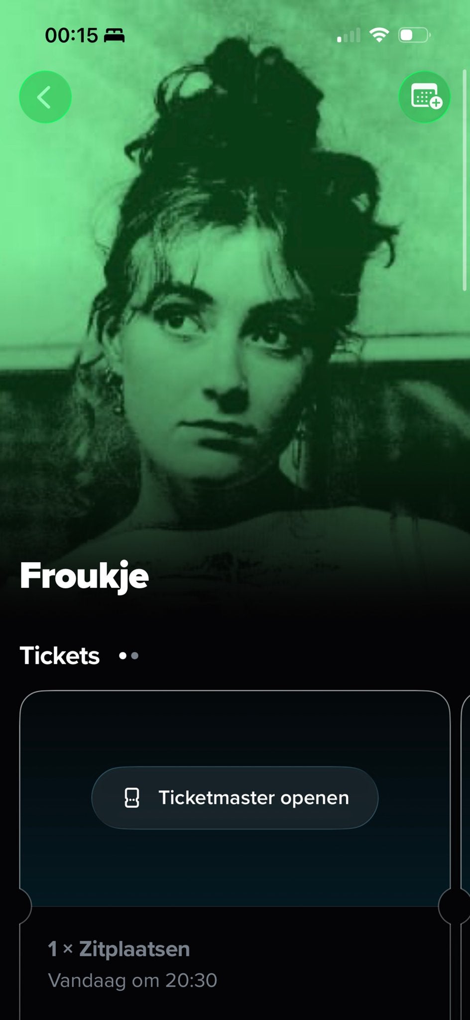 Froukje - Caprera, Tickets en Kaartjes, Eén persoon, Augustus