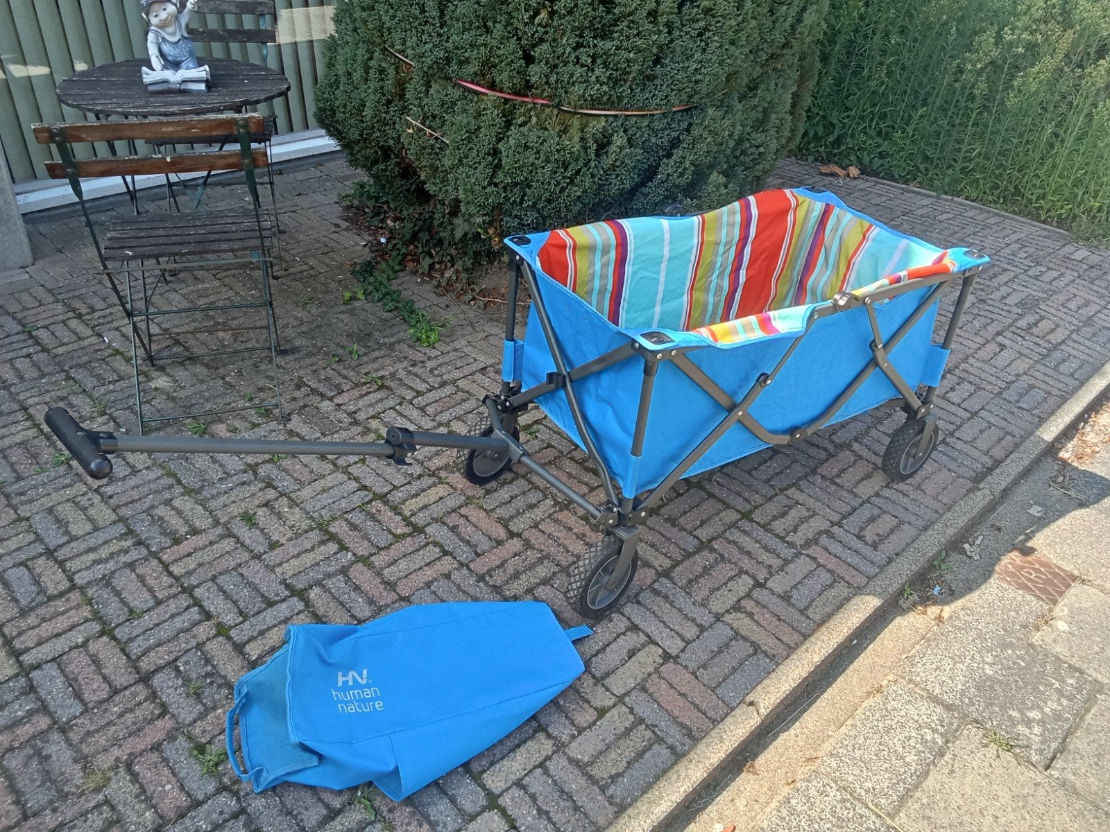 Opvouwbare bolderkar Human Nature - in goede conditie, Caravans en Kamperen, Ophalen of Verzenden, Opvouwbaar, Zo goed als nieuw