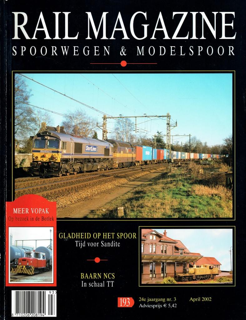 Rail Magazine Spoorwegen & Modelspoor 2002 nr. 193, Verzenden, Gelezen, Trein