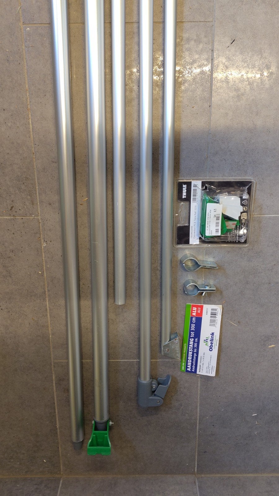Rafter en aandrukstang voor luifel en zijwand (Obelink e.a.), Ophalen of Verzenden, Nieuw