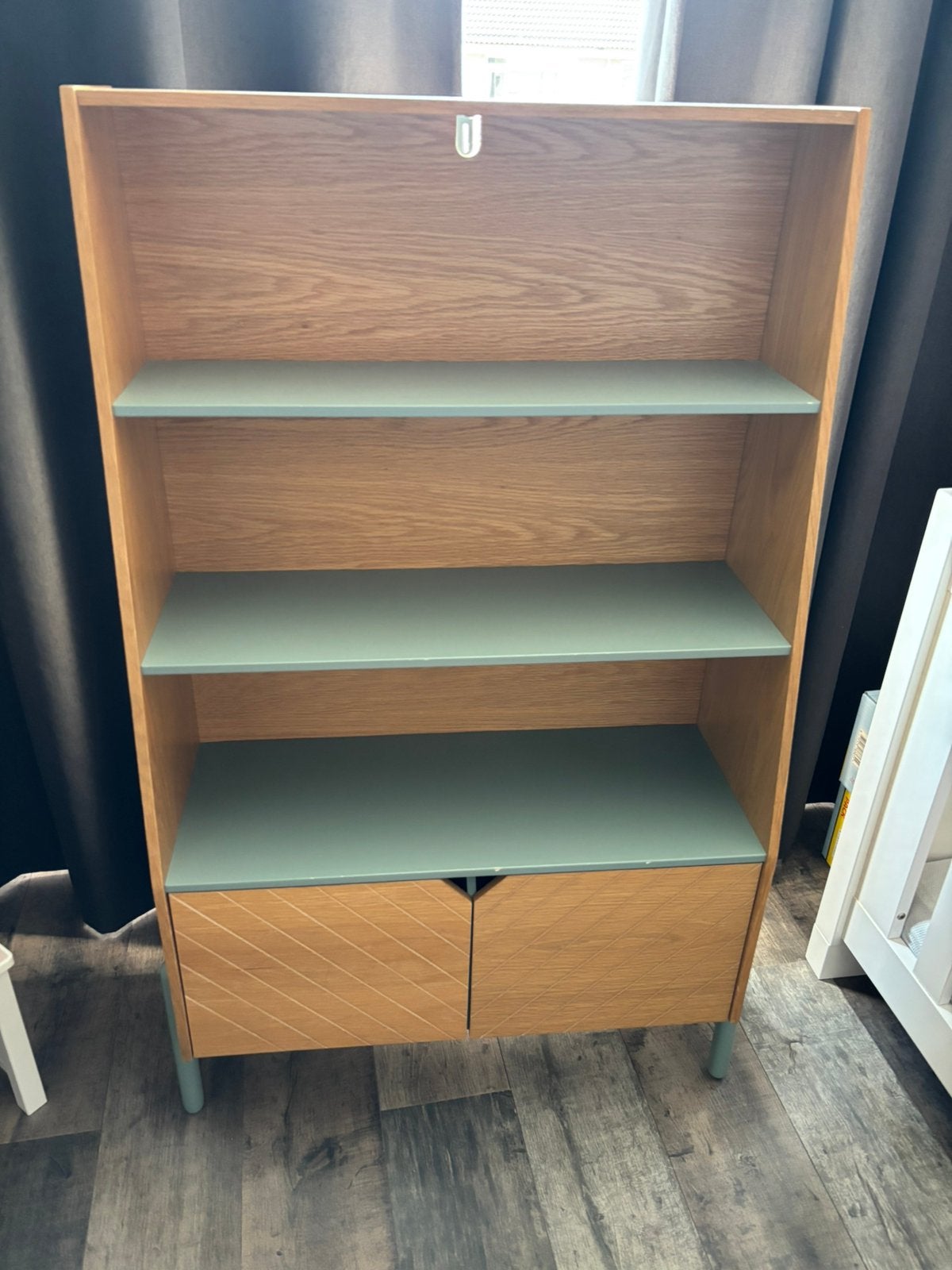 Kast kind groen/hout, Ophalen, Gebruikt, 50 tot 100 cm, Minder dan 100 cm
