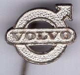 VOLVO zilverkleurig vrachtwagen speldje ( E_073), Verzenden, Zo goed als nieuw, Transport, Speldje of Pin