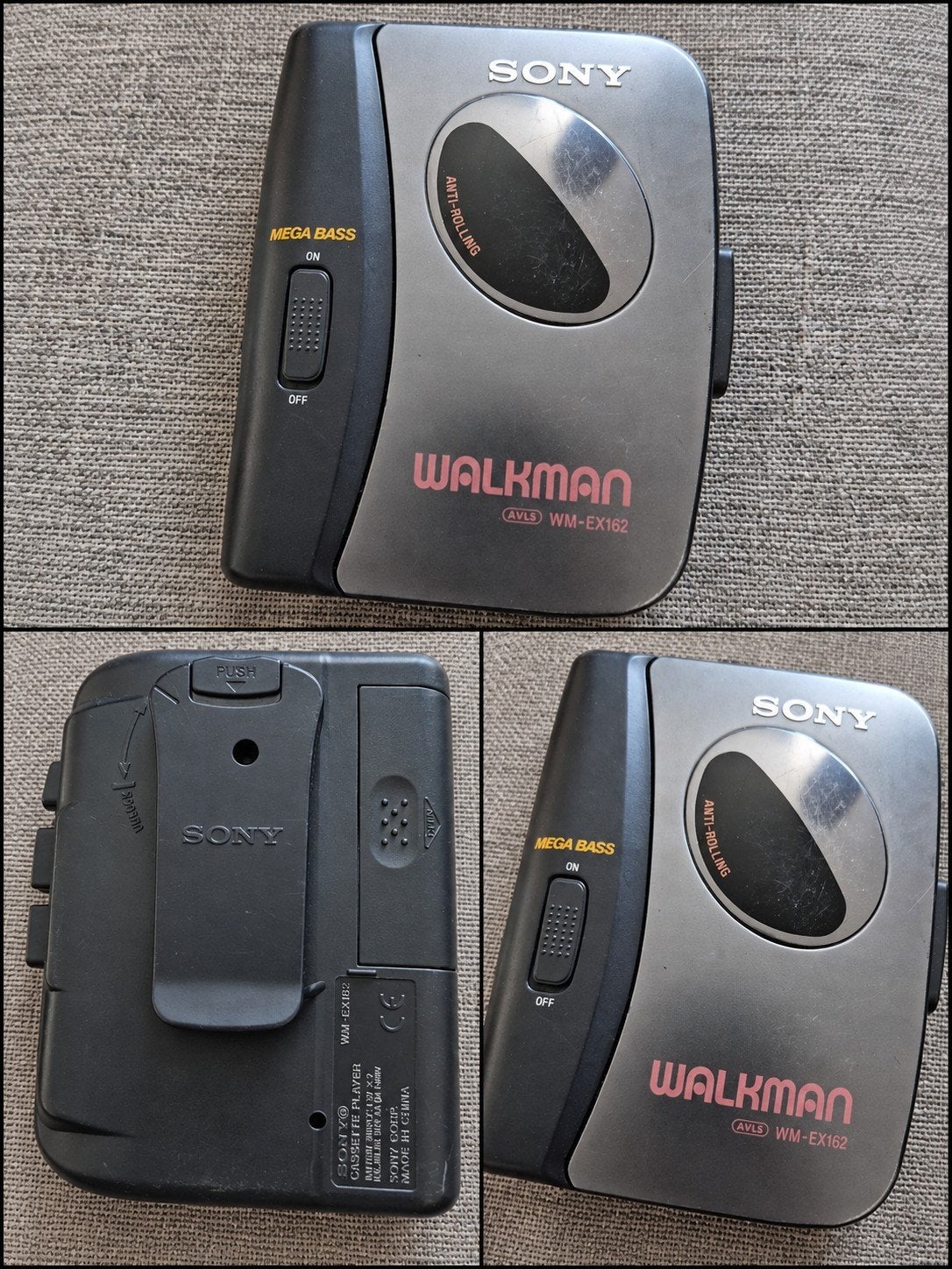 Sony Walkman WM-EX162 vintage cassette speler, Audio, Tv en Foto, Ophalen of Verzenden, Walkman