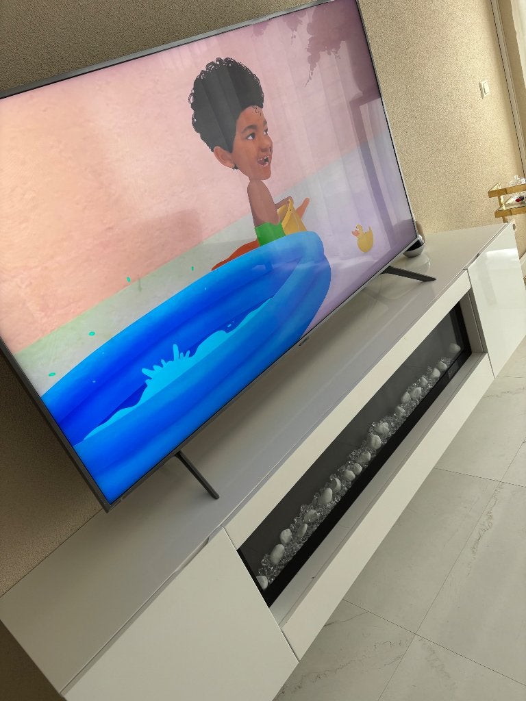 Tv meubel , haard , sfeerhaard, Ophalen, Zo goed als nieuw