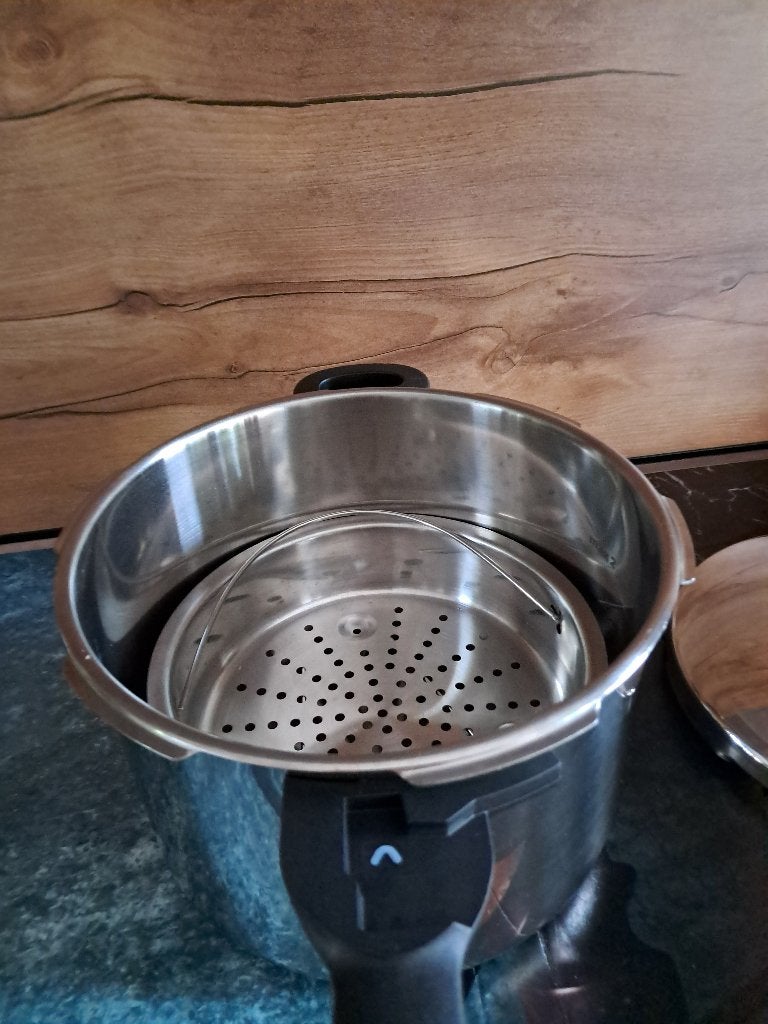 snelkookpan, Zo goed als nieuw, Rvs, Keramische plaat, Ophalen