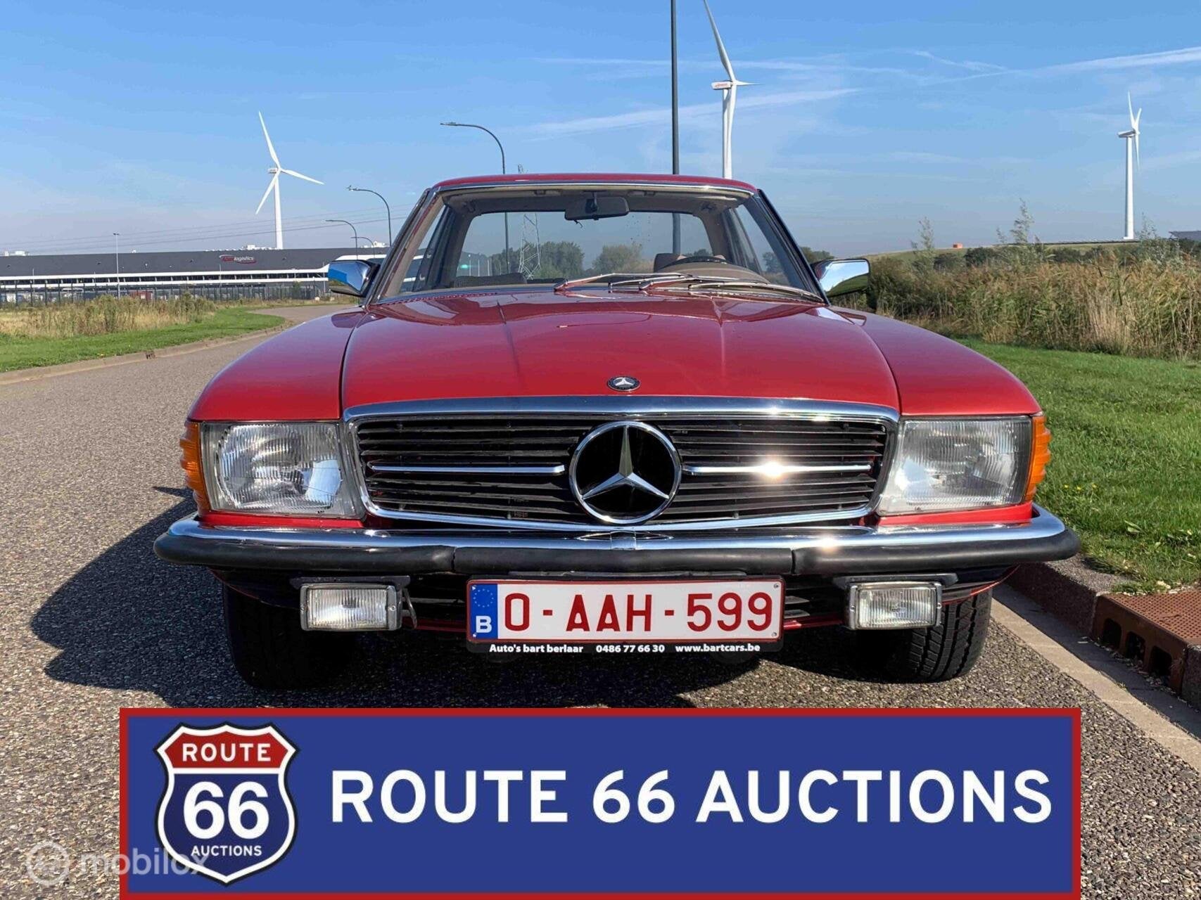 Mercedes-Benz 280 SLC | 1976 | Route 66 Auctions, Overige carrosserieën, Zwart, Mercedes-Benz, Bedrijf