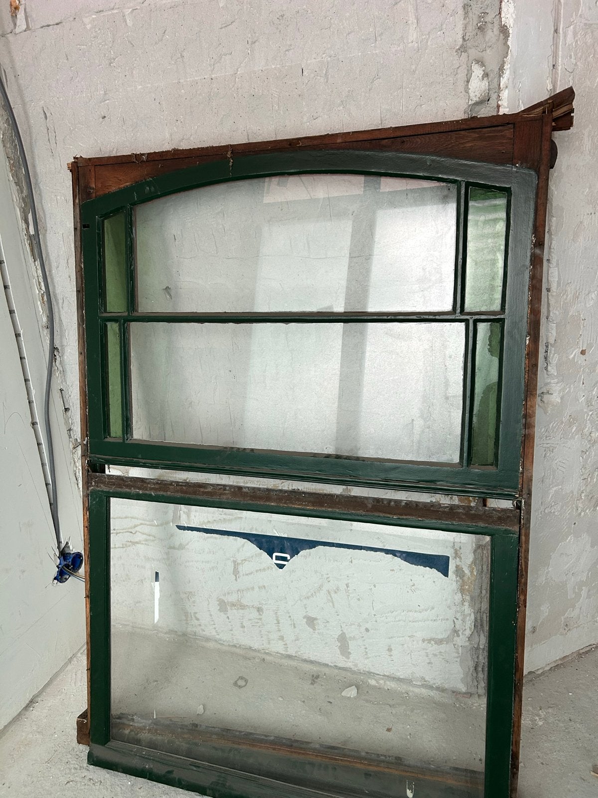 Vintage raam portal voor winkelpui of decoratie, 100 tot 120 cm, Gebruikt, 215 cm of meer, Overige typen