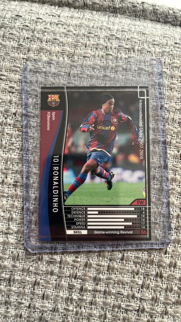 Panini Ronaldinho 2007-2008 voetbalkaart, Ophalen of Verzenden, Zo goed als nieuw, Plaatje