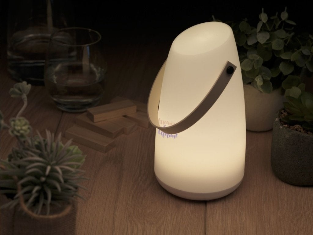 Tafellamp snoerloos, Kunststof, Minder dan 50 watt, Staande lamp, Ophalen of Verzenden
