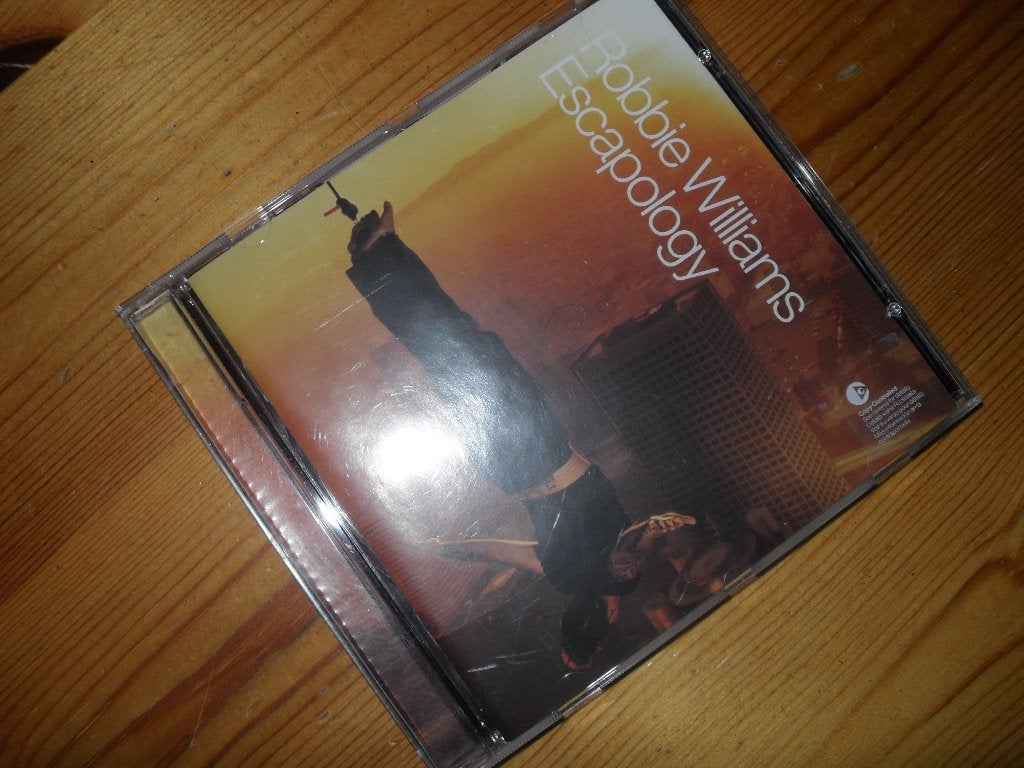 CD ROBBIE WILLIAMS-EXCAPOLOGY., Pop, Ophalen of Verzenden, Zo goed als nieuw, Eerste persing