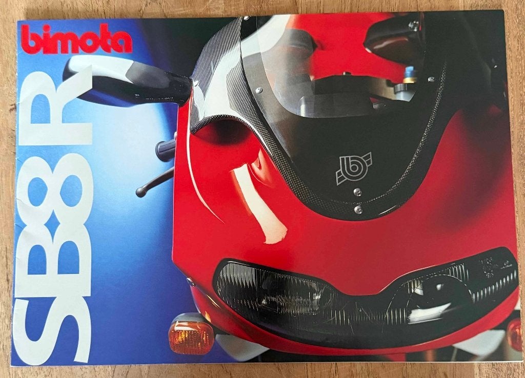 BIMOTA SB8R Folder Brochure, Motoren, Verzenden, Overige merken