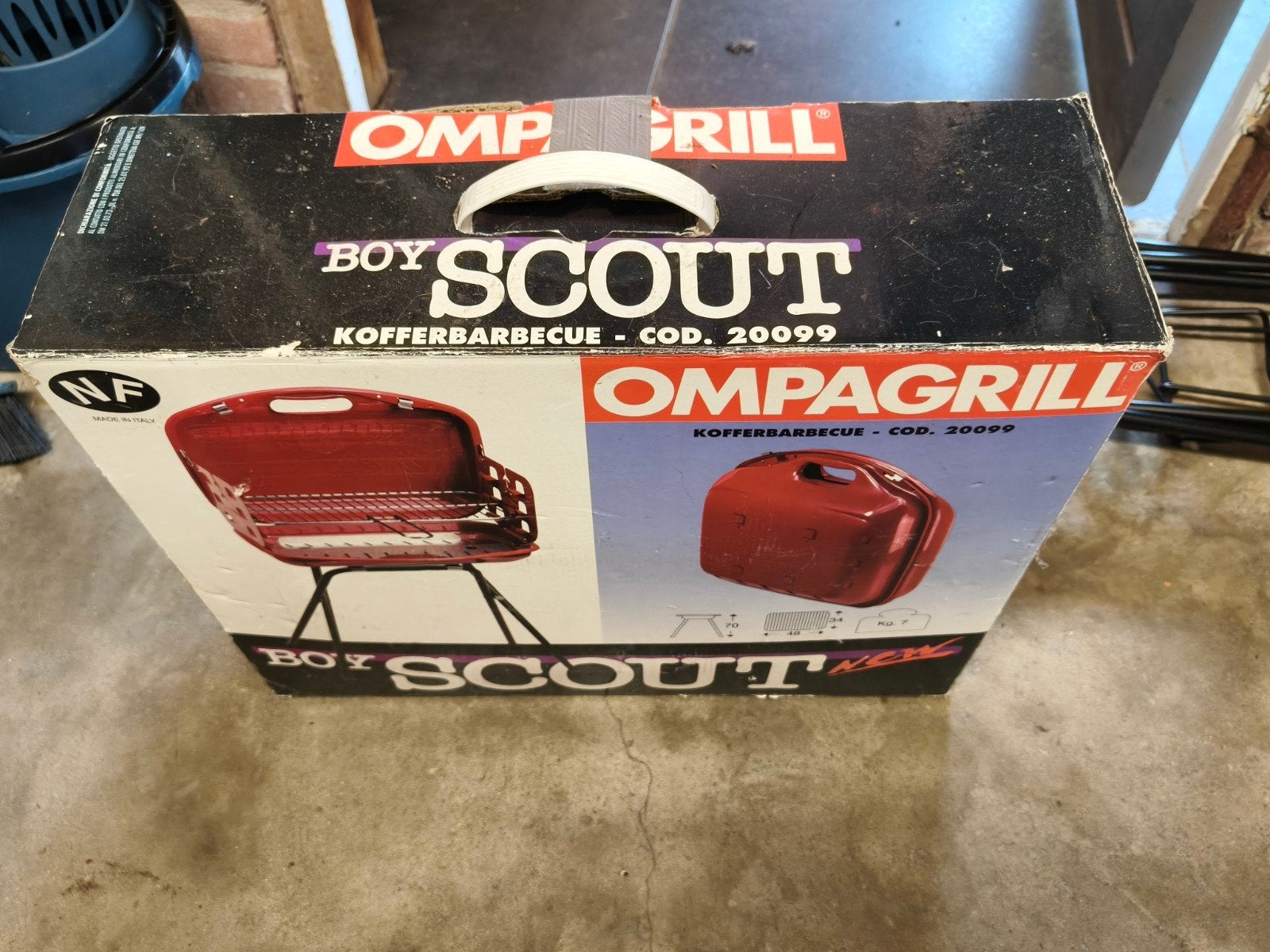 Barbecue BBQ compact briketten/houtskool met snelstarter, Ophalen, Gebruikt