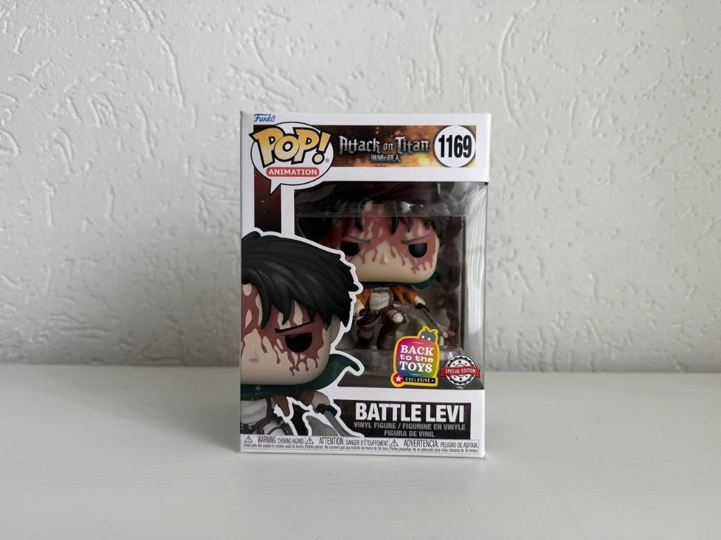 Funko Pop Attack on Titan - Battlle Levi #1169, Ophalen of Verzenden, Nieuw