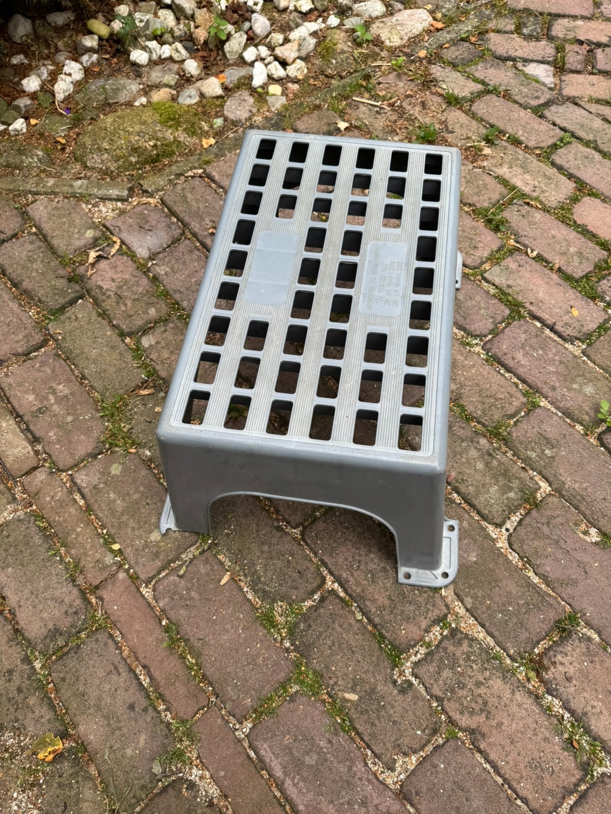 Caravanopstap kunststof, Ophalen, Gebruikt