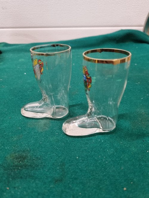 borrelglaasjes laarzen gorwihl, Ophalen of Verzenden, 'T Olde Gre-j, Info@toldegrej.nl, Endepoelstraat 20f Didam