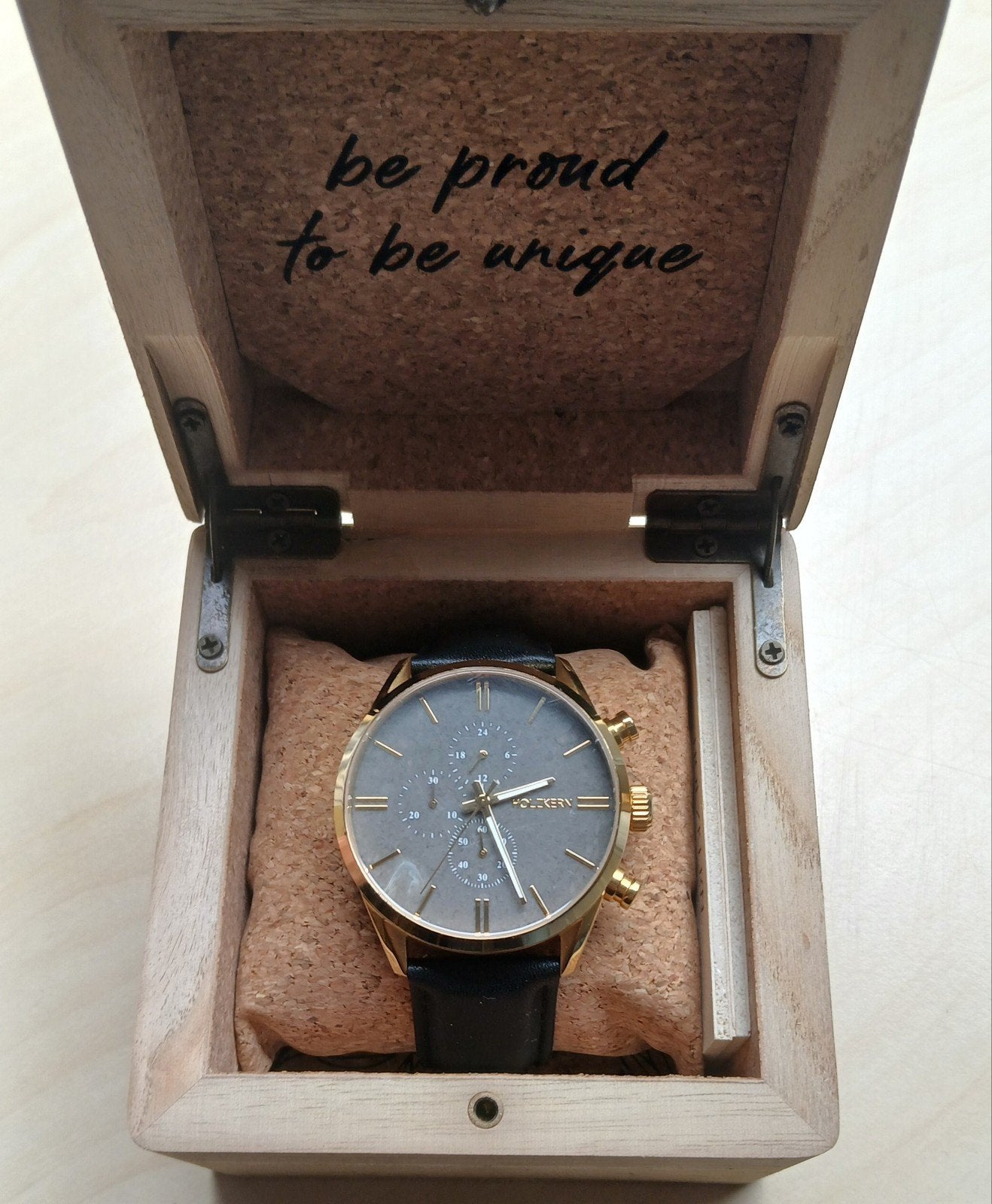 Holzkern horloge, Ophalen of Verzenden, Leer, Overige merken