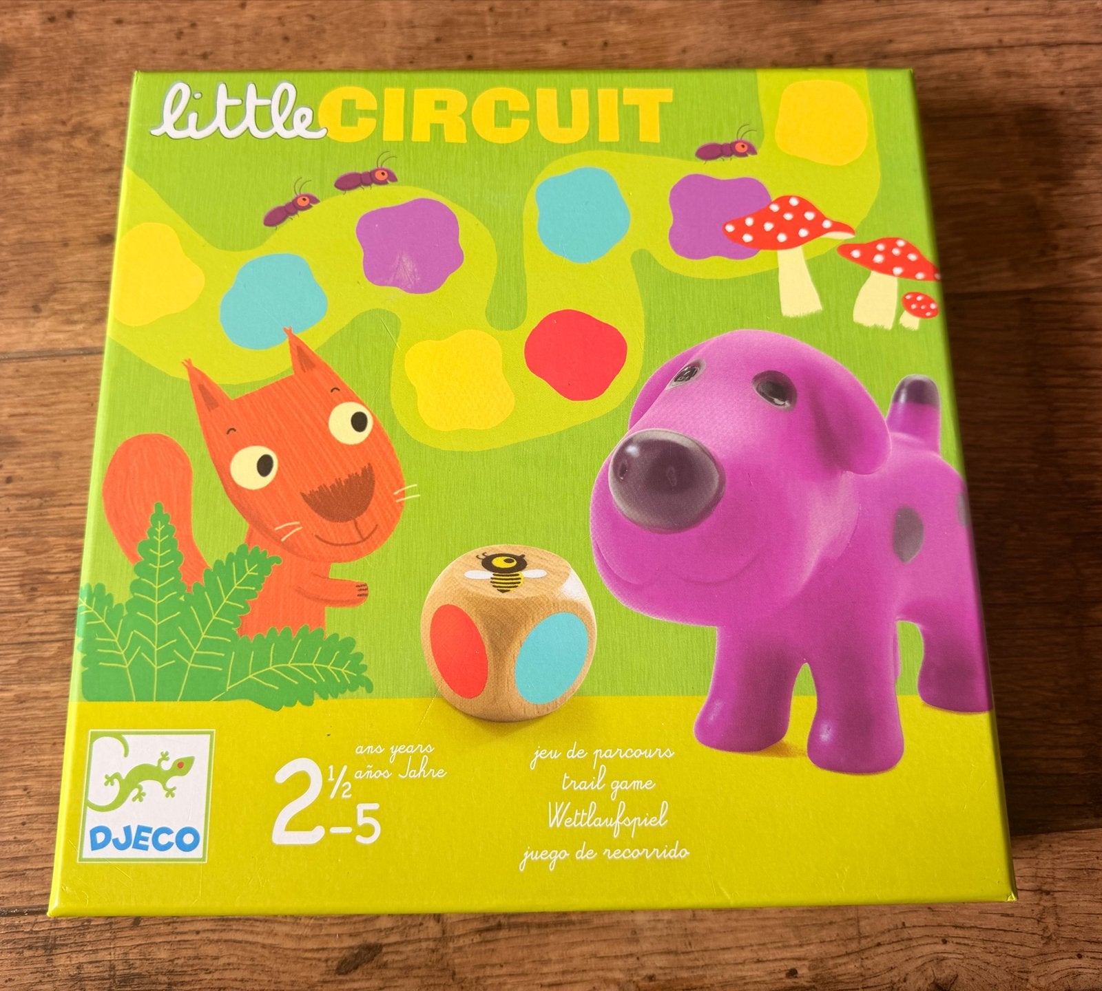Little Circuit Djeco - Educatief Bordspel voor Peuters, Kinderen en Baby's, Ophalen of Verzenden, Zo goed als nieuw, Ontdekken