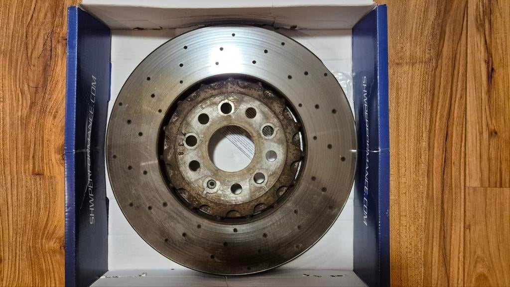 Geperforeerde remschijven VW Golf 8 GTI CS (Complete set), Ophalen of Verzenden, Gebruikt, Volkswagen