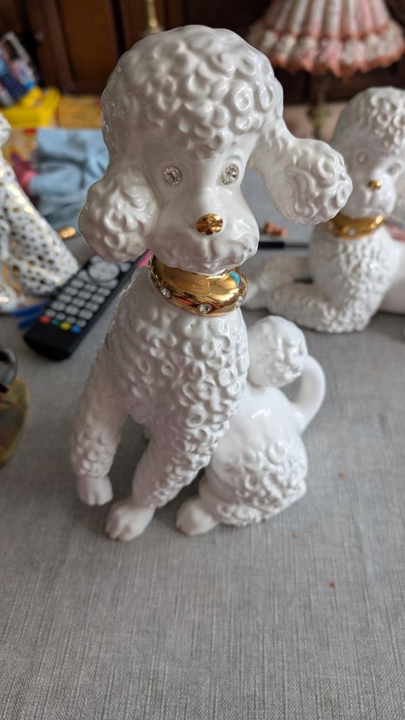 Bastiani Poedel beeldje met Swarovski kristallen, Ophalen of Verzenden