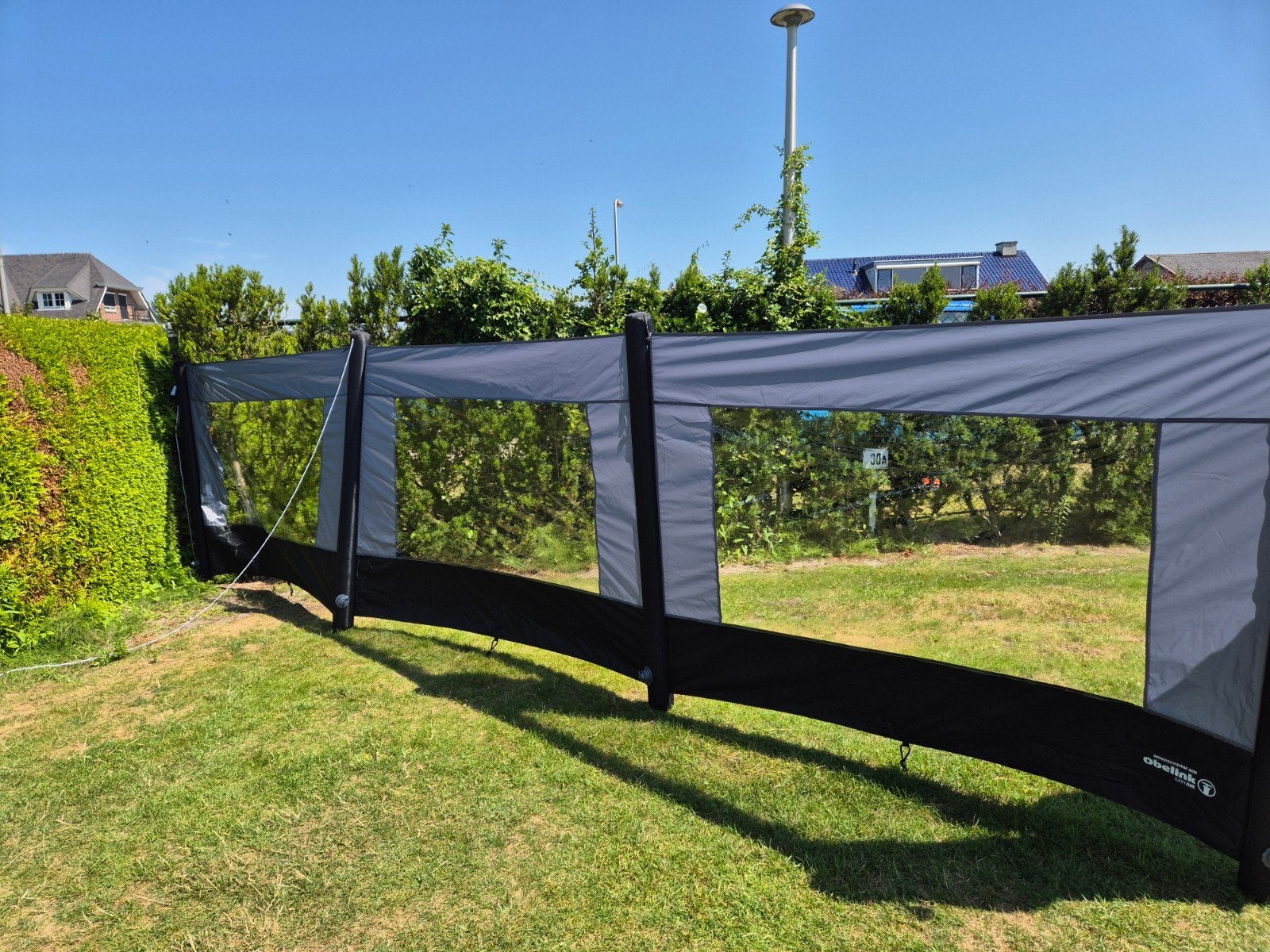 Obelink Easy Air Windscherm 600 - Opblaasbaar windscherm, Caravans en Kamperen, Ophalen of Verzenden, Nieuw