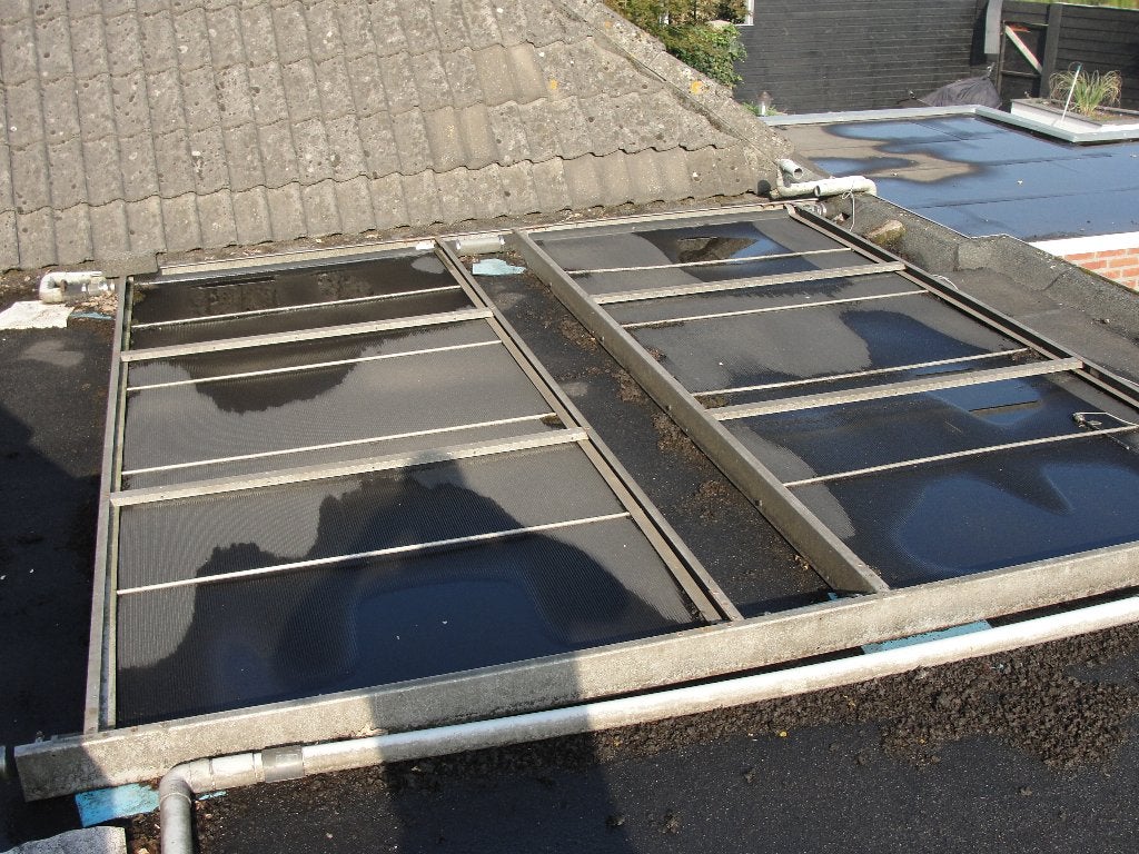zwembad collectoren en regelunit, Ophalen, Zo goed als nieuw, Verwarming