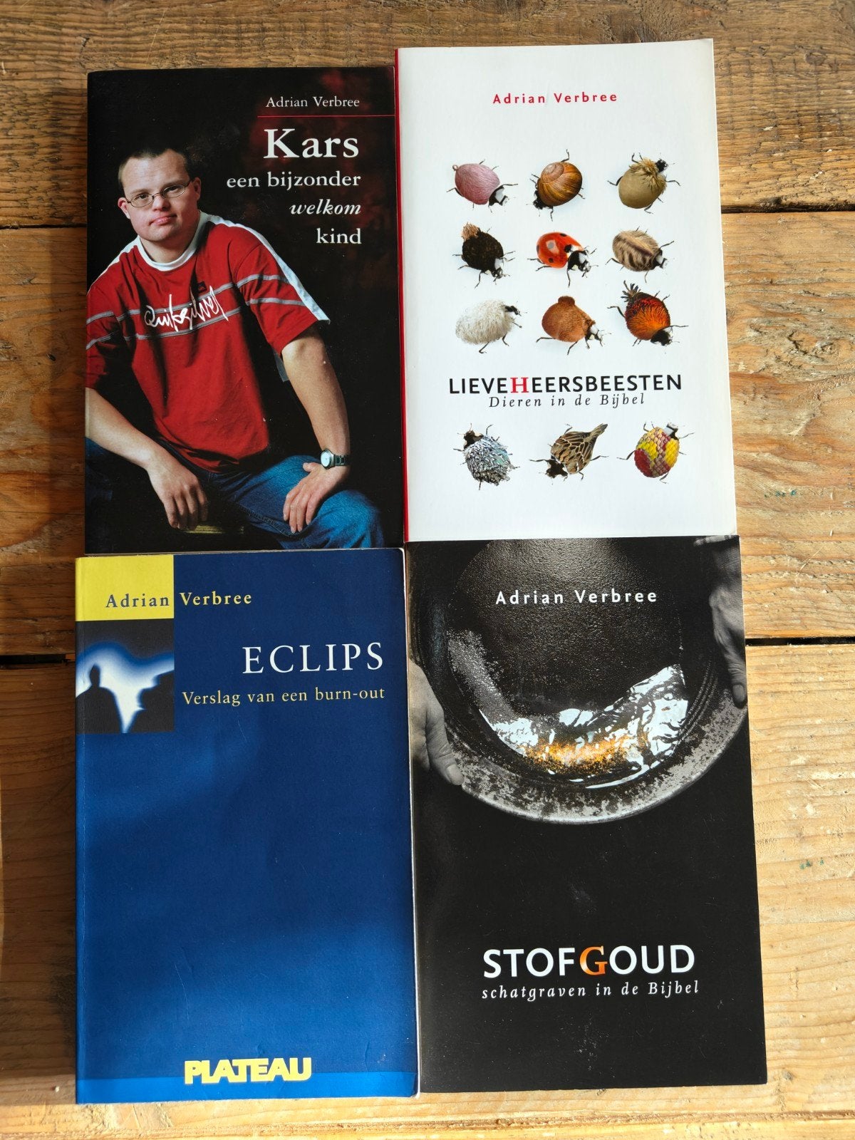 4 Boeken van Adrian Verbree., Ophalen of Verzenden, Zo goed als nieuw