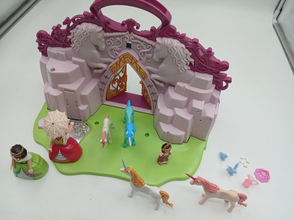 Playmobil eenhoornkoffer 6179, Gebruikt, Losse onderdelen, Overige typen, Ophalen of Verzenden