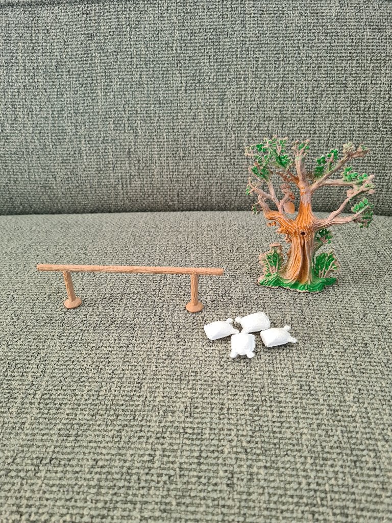 David de kabouter accessoires boom hek zakken vintage set, Star toys Barcelona, Gebruikt, Ophalen of Verzenden, Nvt