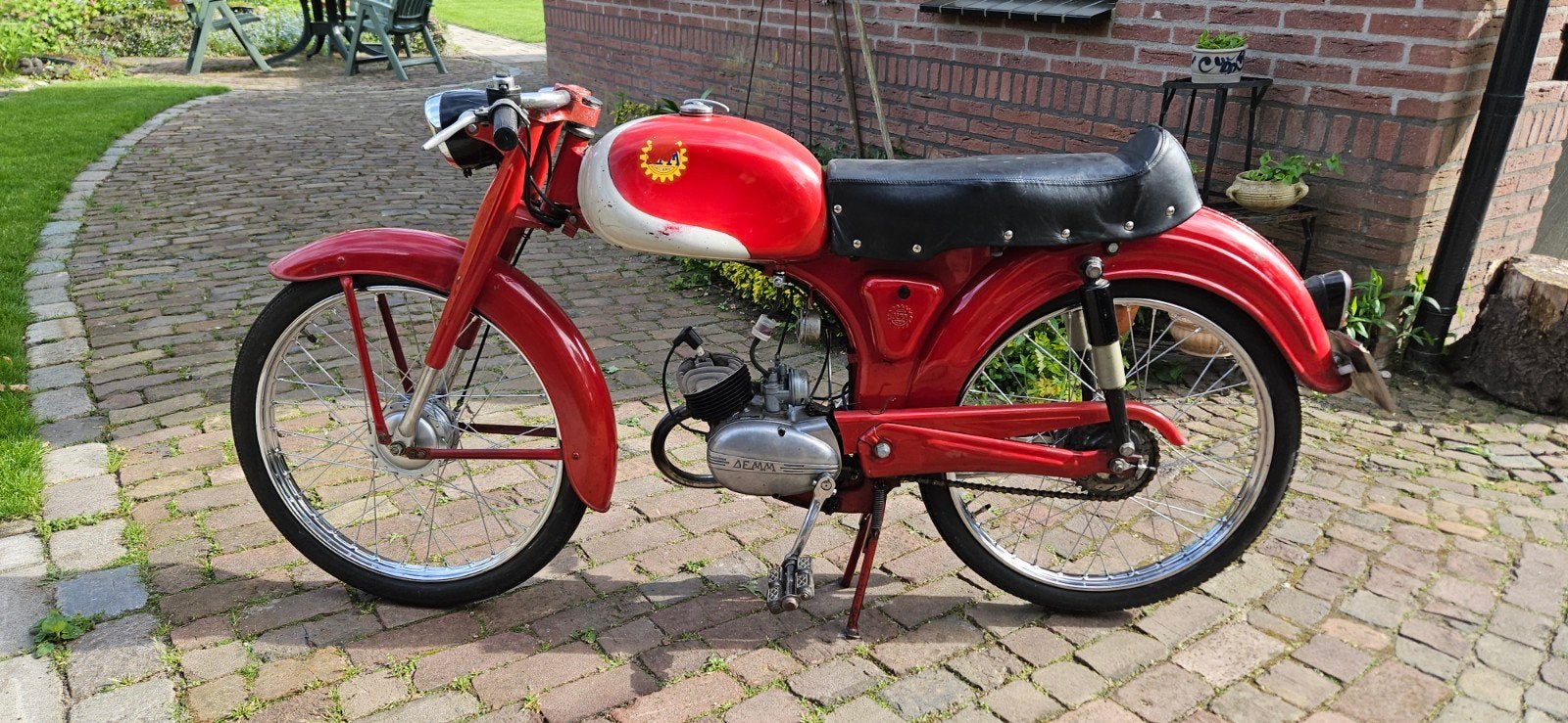 Demm Italiaanse sportbrommer, Fietsen en Brommers, Ophalen, 3 versnellingen, 49 cc, Overige merken