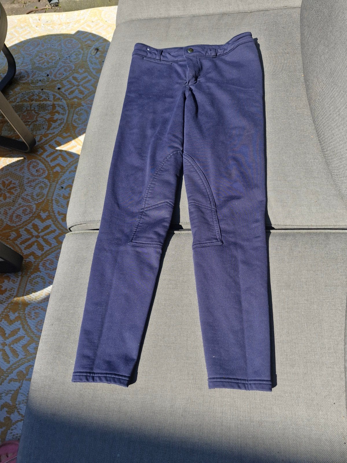 Nette dikke paardrijbroek kinderen MAAT S, Dieren en Toebehoren, Paardrijkleding, Ophalen, Blauw, Kinderen, Dressuur