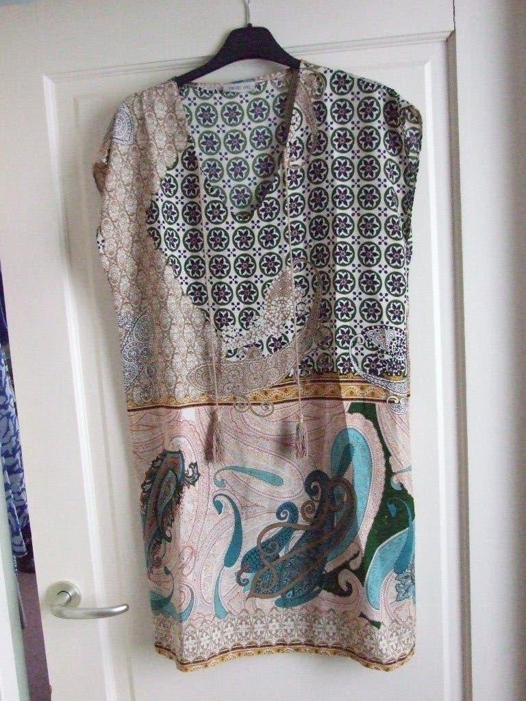Vintage Love tuniek blouse met koordjes M, Kleding | Dames, Maat 38/40 (M), Meerkleurig, Nieuw, Ophalen of Verzenden