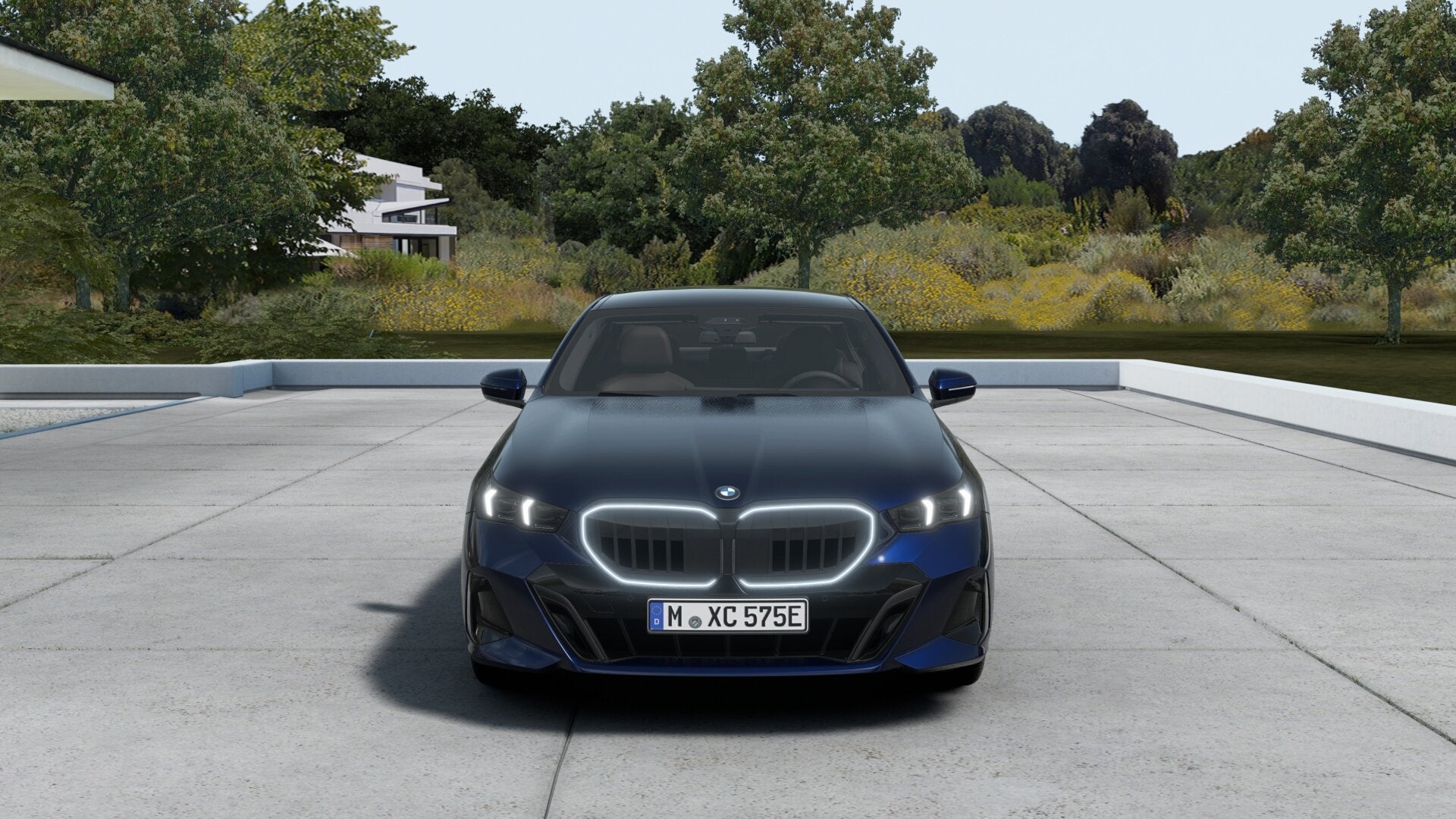 BMW 5 Serie 530e M Sport Automaat / Trekhaak / Panoramadak /, Automaat, Achterwielaandrijving, Blauw, Leder