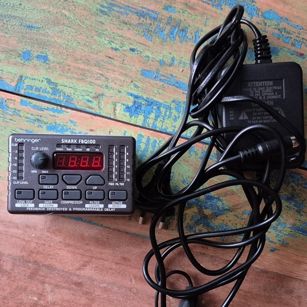 Te Koop Behringer Shark FBQ100 Feedback Killer Effect Unit, Ophalen of Verzenden, Zo goed als nieuw, Audio