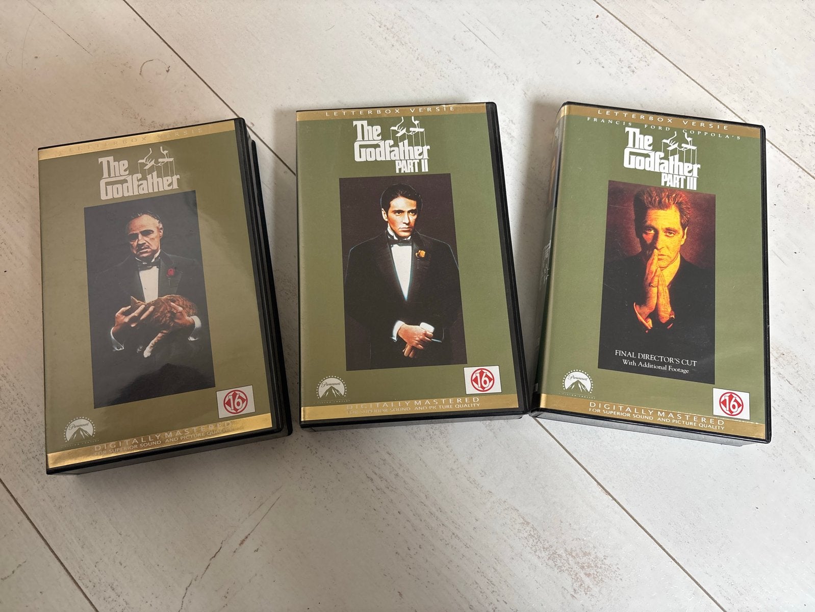 The Godfather VHS Trilogie - Nieuw in verpakking, Vanaf 16 jaar, Ophalen of Verzenden, Nieuw in verpakking, Drama