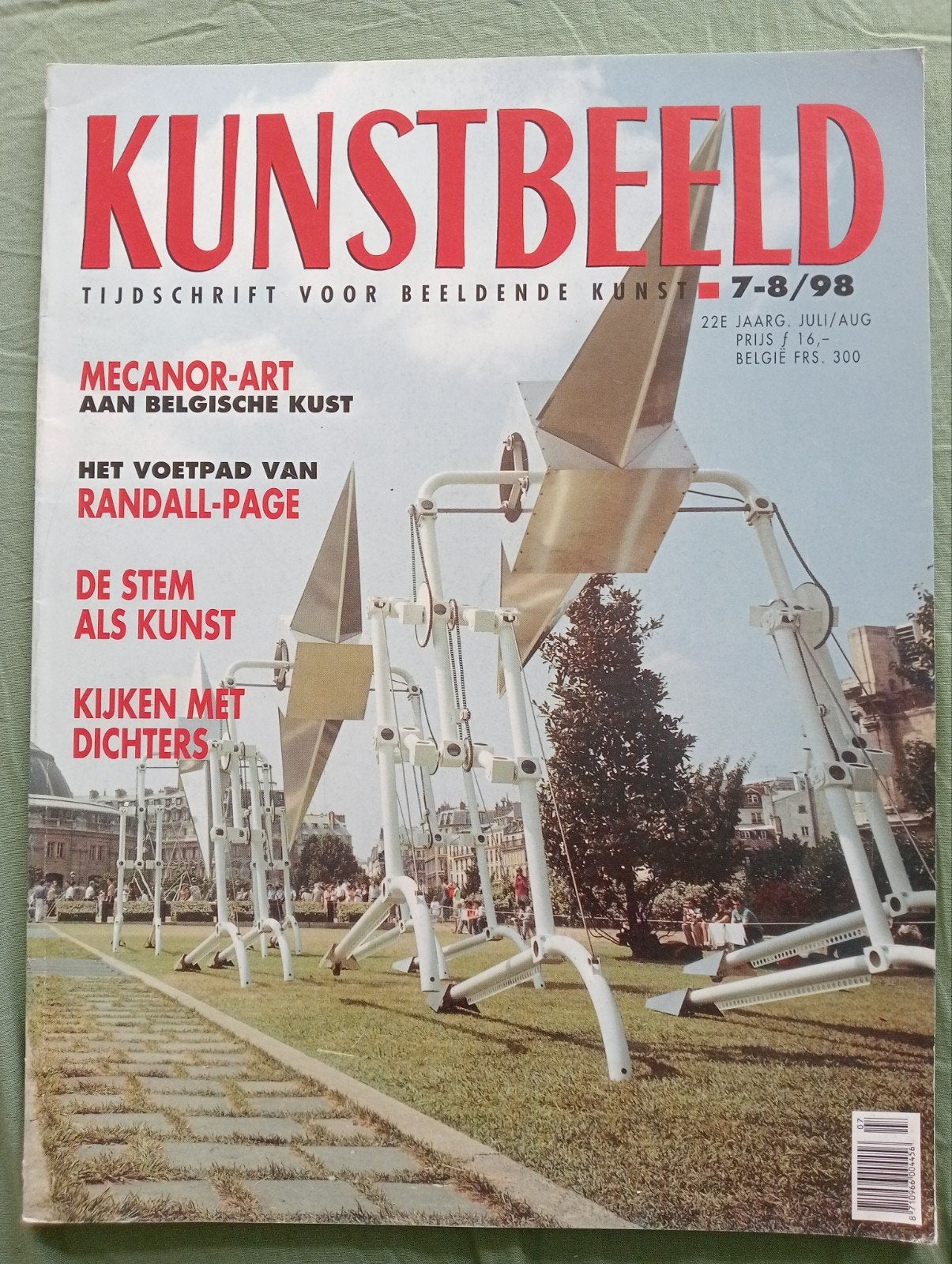 Kunstbeeld Tijdschrift - Juli/Aug 1998, Ophalen of Verzenden, Gelezen, Overige typen