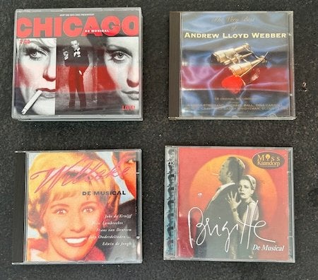 Diverse musicals, Ophalen of Verzenden, Gebruikt