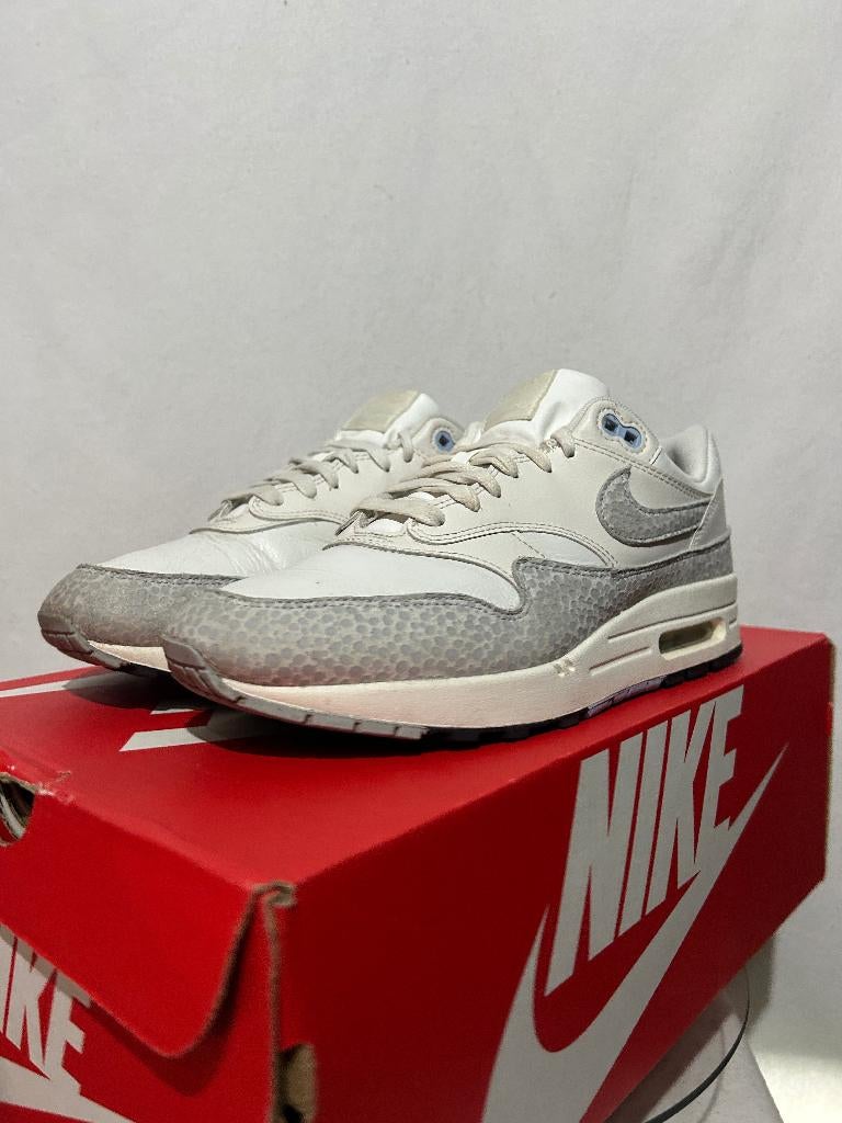 ALS NIEUW+DOOS! Maat 42 - Nike Air Max 1 Safari Summit White, Verzenden, Wit, Nike, Nike