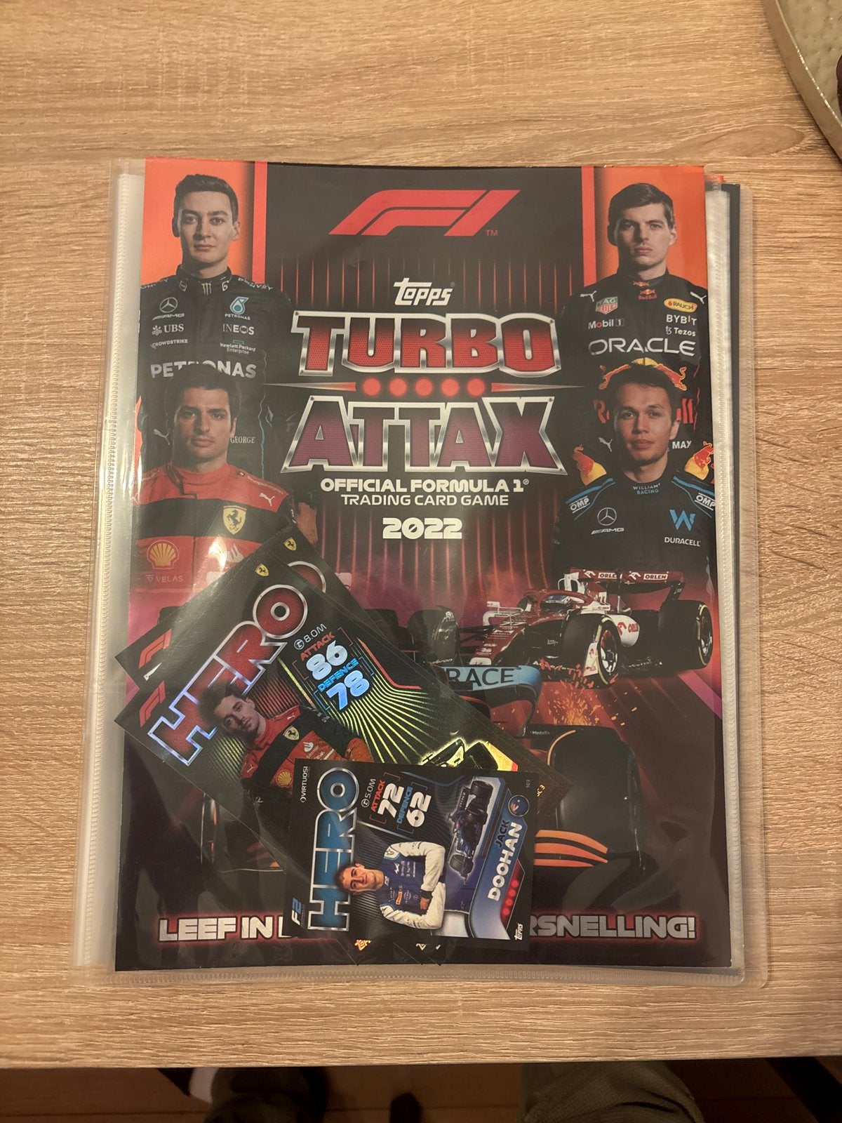 Topps Turbo Attax F1 2022 Trading Card Game Collectie, Ophalen of Verzenden, Zo goed als nieuw, Formule 1
