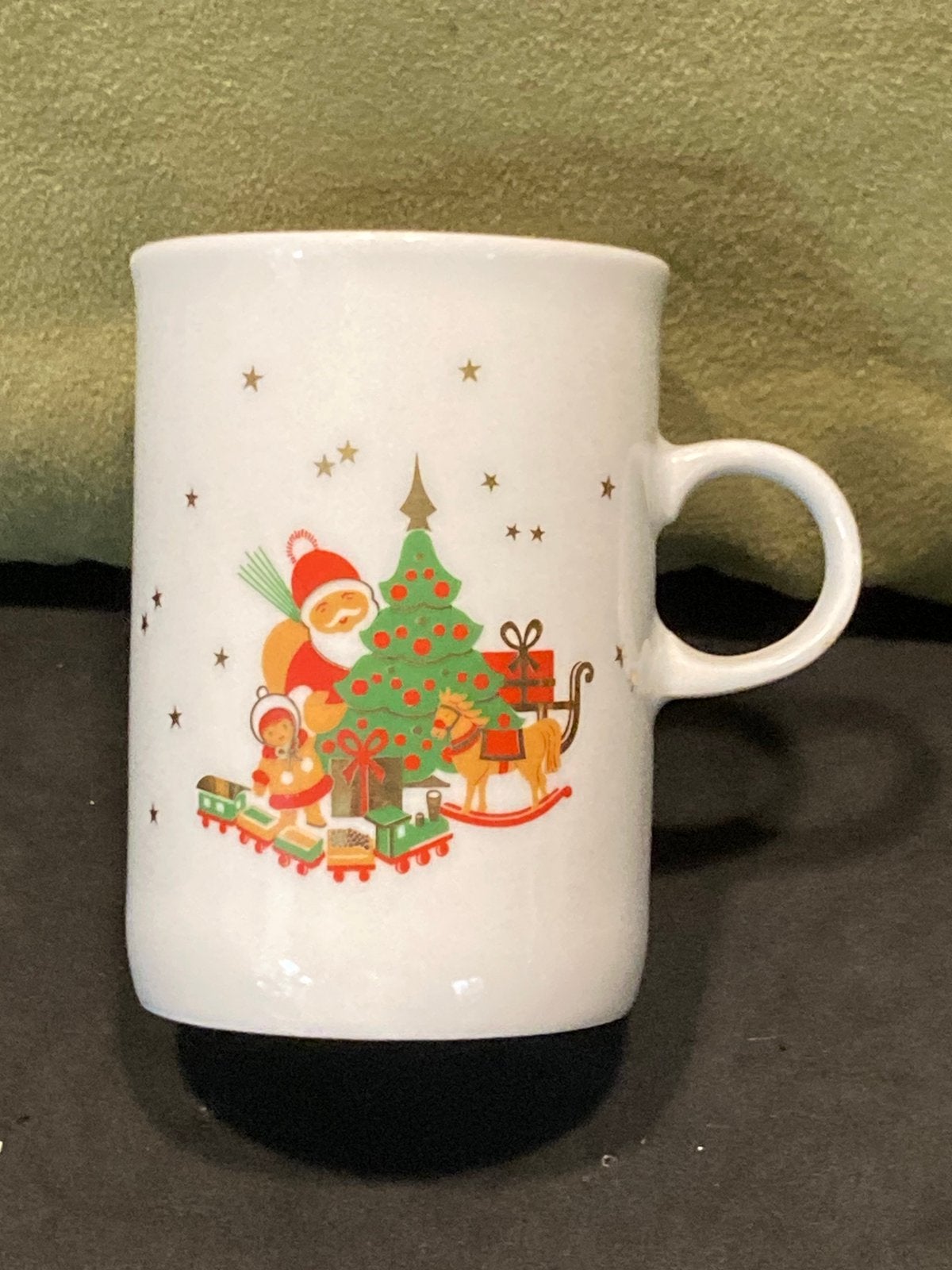 Beker, mokje, kerst (280826), Ophalen of Verzenden, Zo goed als nieuw