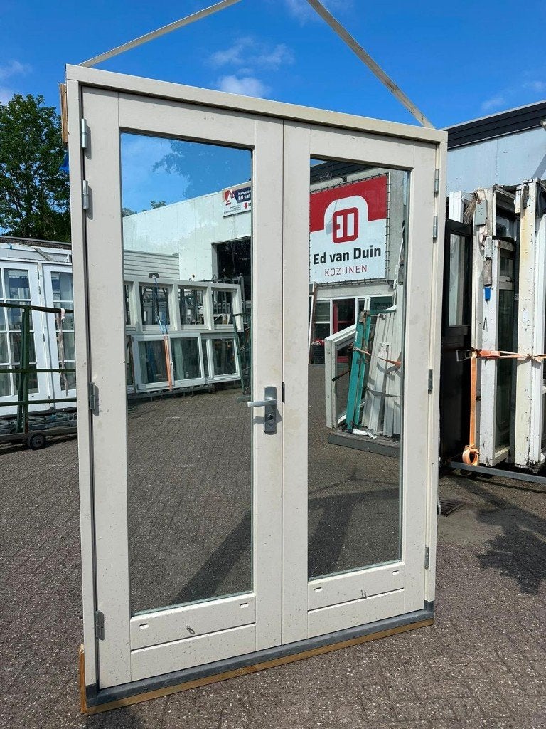 Kozijn met dubbele deuren, Ophalen, Gebruikt, Deurkozijn, 150 tot 225 cm