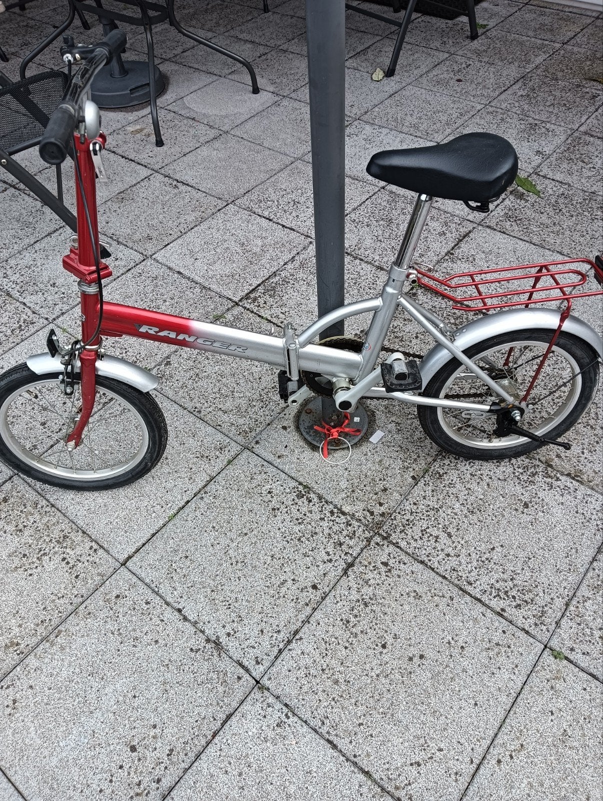 Ranger opvouwbare fiets - Compact en handig, Gebruikt, Velgrem, 16 tot 18 inch, Dames