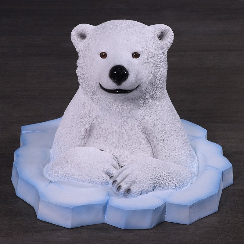 Peeking Polar Bear Cub – IJsbeer 63 x 63 x 41 cm, Ophalen, HorecaBeelden, Nieuw, HorecaBeelden