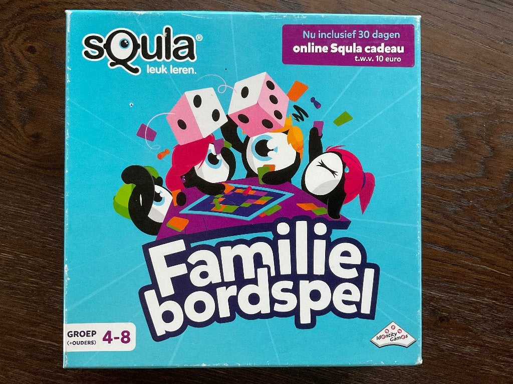 Squla familiebordSpel, Een of twee spelers, Ophalen, Gebruikt, Identity Games International BV