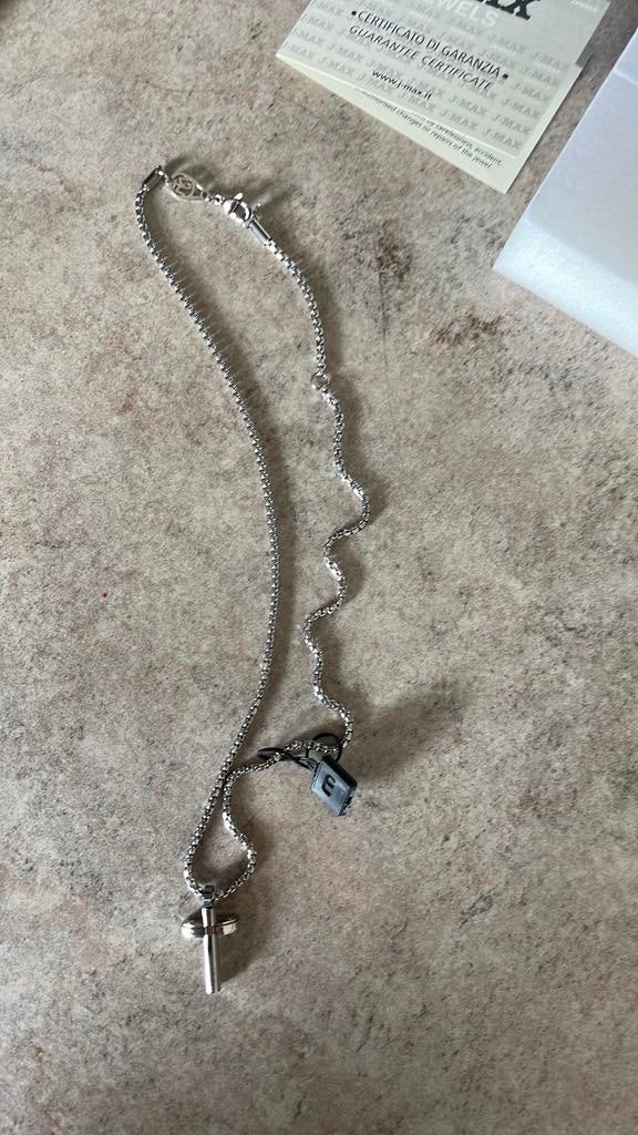 Ketting met kruisje nieuw!, Sieraden, Tassen en Uiterlijk, Kettingen, Ophalen of Verzenden, Nieuw, Zilver, Overige materialen