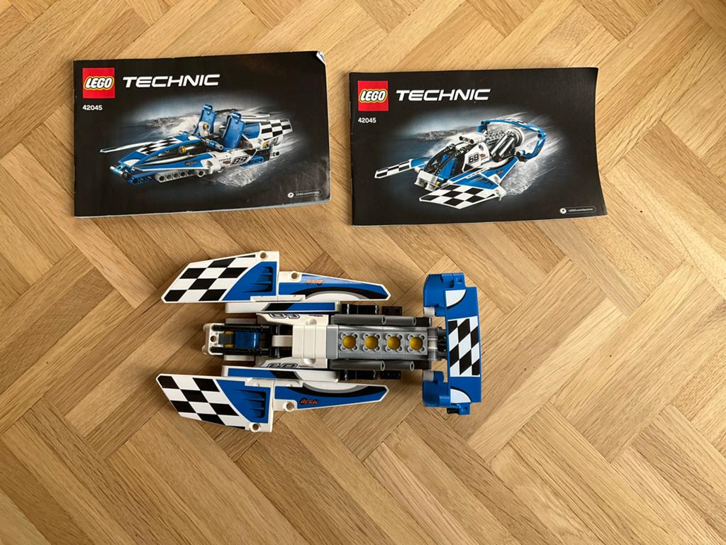 LEGO Technic 42045 Raceboot met instructieboekjes, Ophalen of Verzenden, Zo goed als nieuw