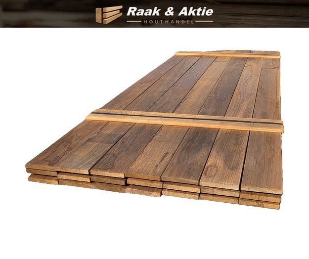 21 Hardhouten planken - Geschaafd 18x140 mm - nr: HP65